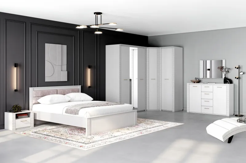 Кровать 1600 "Элана" спальня Персидский жемчуг