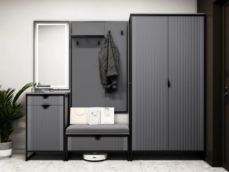 Прихожая "Нора" композиция #1 Графит